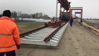 آغاز ریل گذاری راه آهن آستارا - آستارا