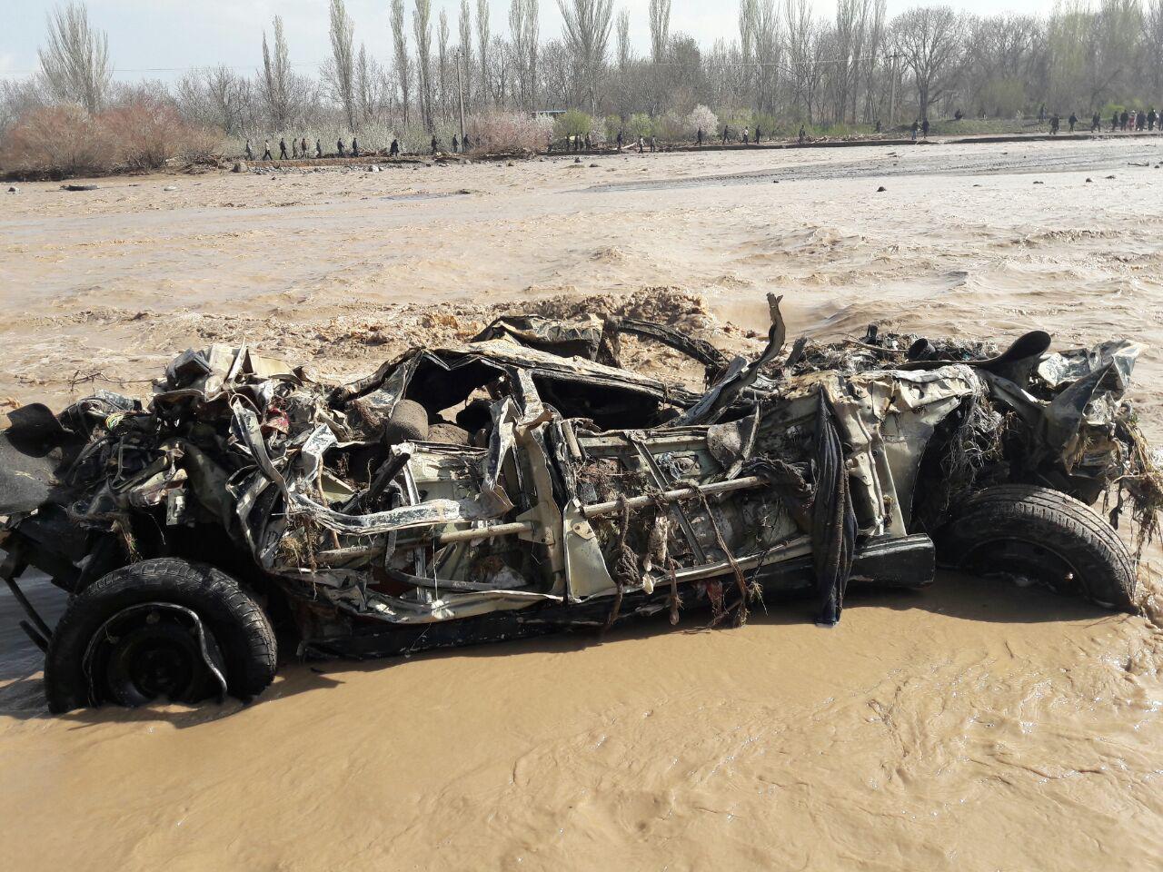 پیدا شدن پیکرهای دو جان باخته حادثه سیل آذرشهر