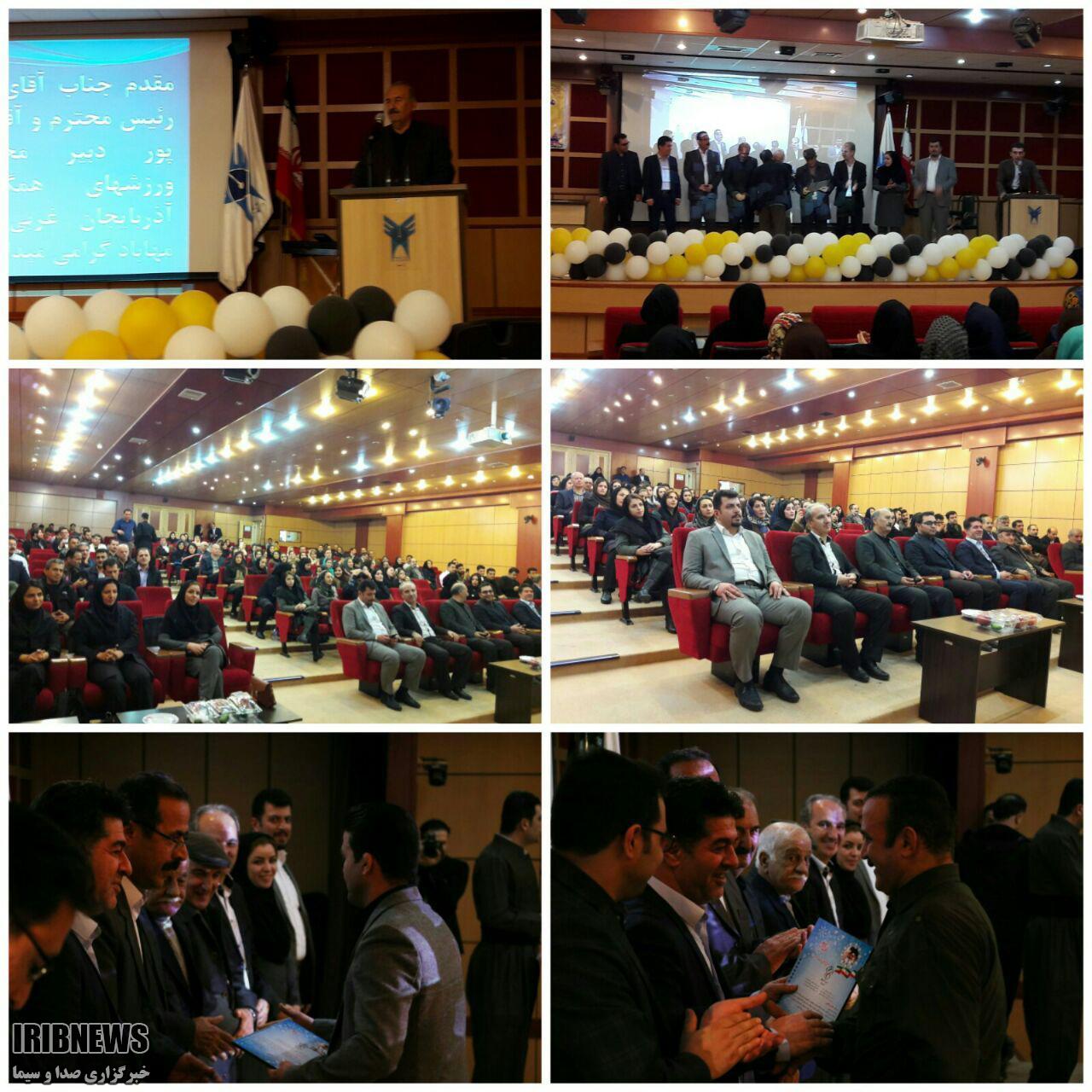 تجلیل از سفیران، مربیان، داوران و باشگاههای برتر ورزش همگانی در مهاباد