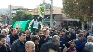 تشییع پیکر امام جمعه موقت نکا