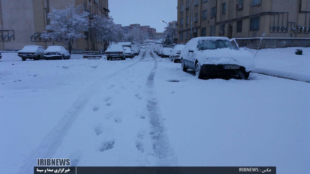 بارش برف در آذربایجان شرقی
