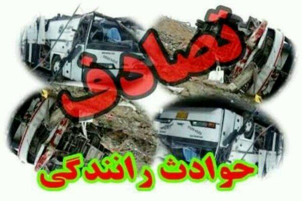 تصادف کامیون جک با کشنده هوو