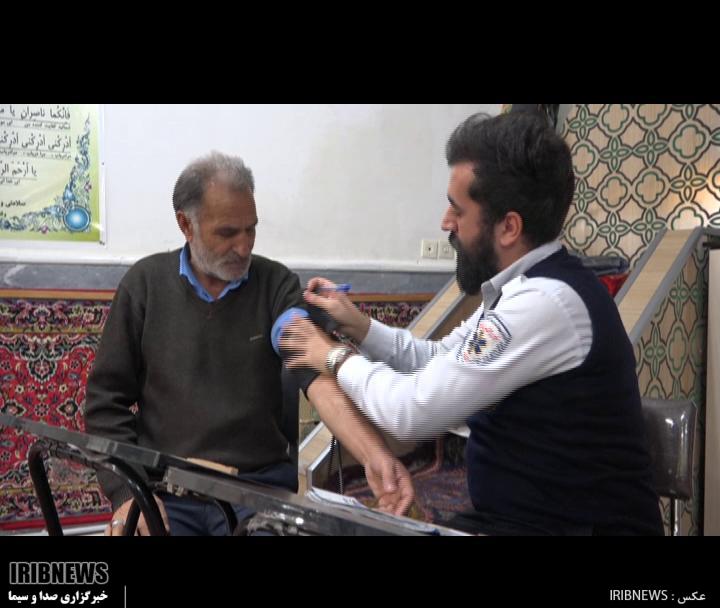 طرح ویزیت رایگان اهالی محله زیر نهرتراب شهرستان پارس آباد