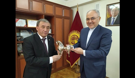 دیدار سفیر ایران با وزیر کشاورزی قرقیزستان