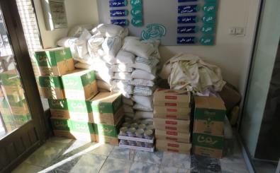 اهدای بسته‌های حمایتی به نیازمندان در طرقبه شاندیز