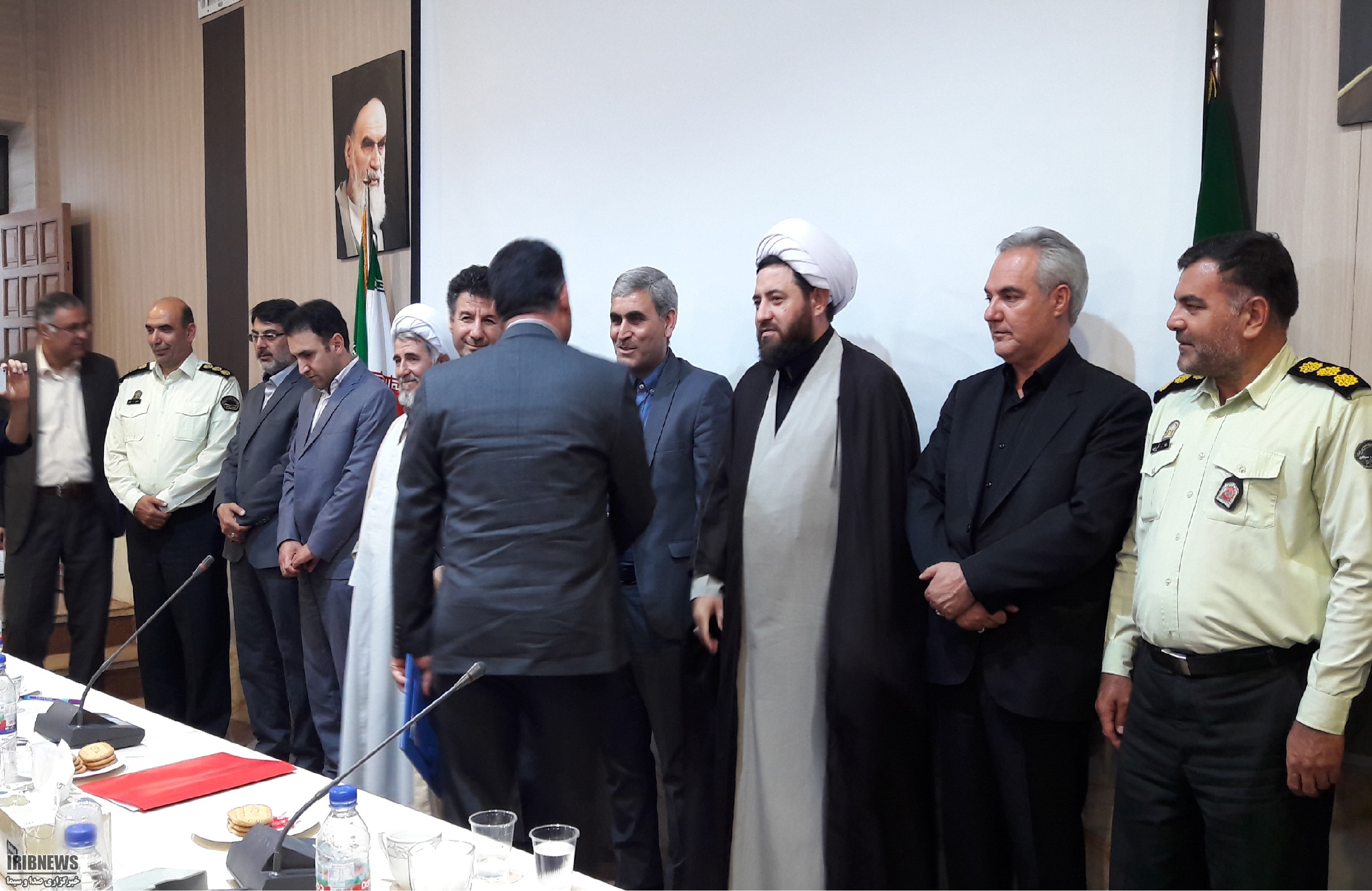 تودیع و معارفه رئیس زندان مهاباد