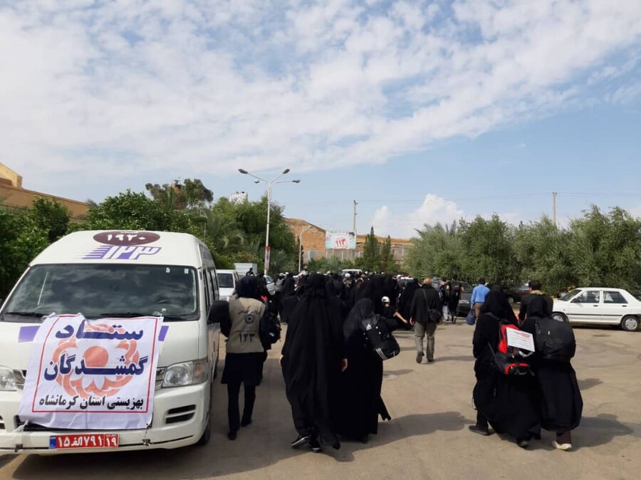 استقرار ستاد گمشدگان بهزیستی استان کرمانشاه در مرز خسروی