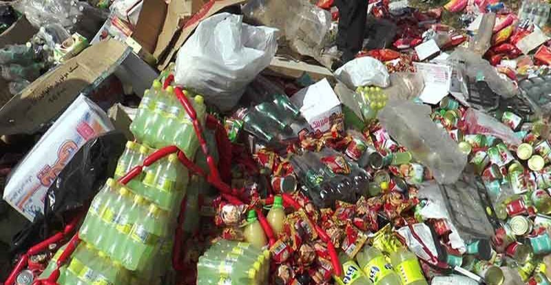 جمع آوری و معدوم سازی بیش از ۹ هزار کیلوگرم موادغذایی فاسد در کیش