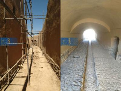 پایان مرحله دوم عملیات مرمت ارگ تاریخی مورچه‌خورت