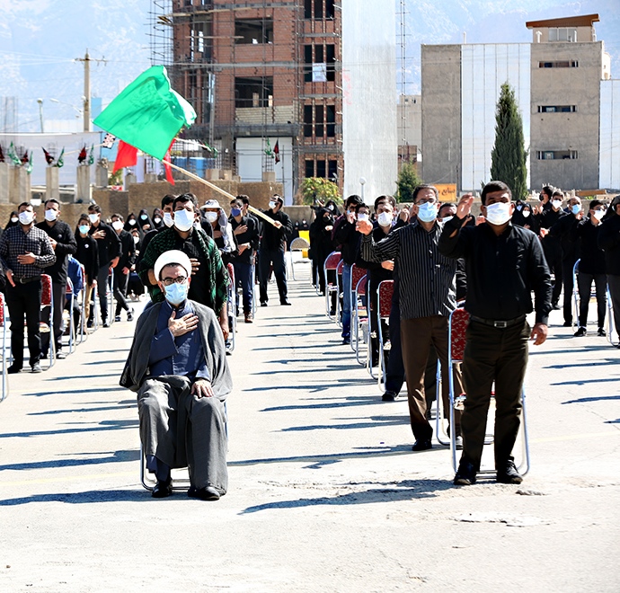 سوگ عزاداران ایلامی در روز تاسوعای حسینی