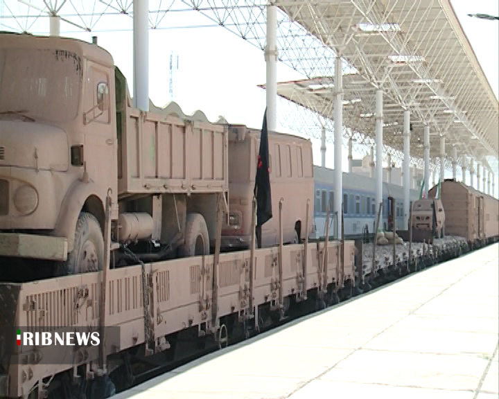 اعزام نمادین قطار رزمندگان اسلام به جبهه‌های جنگ