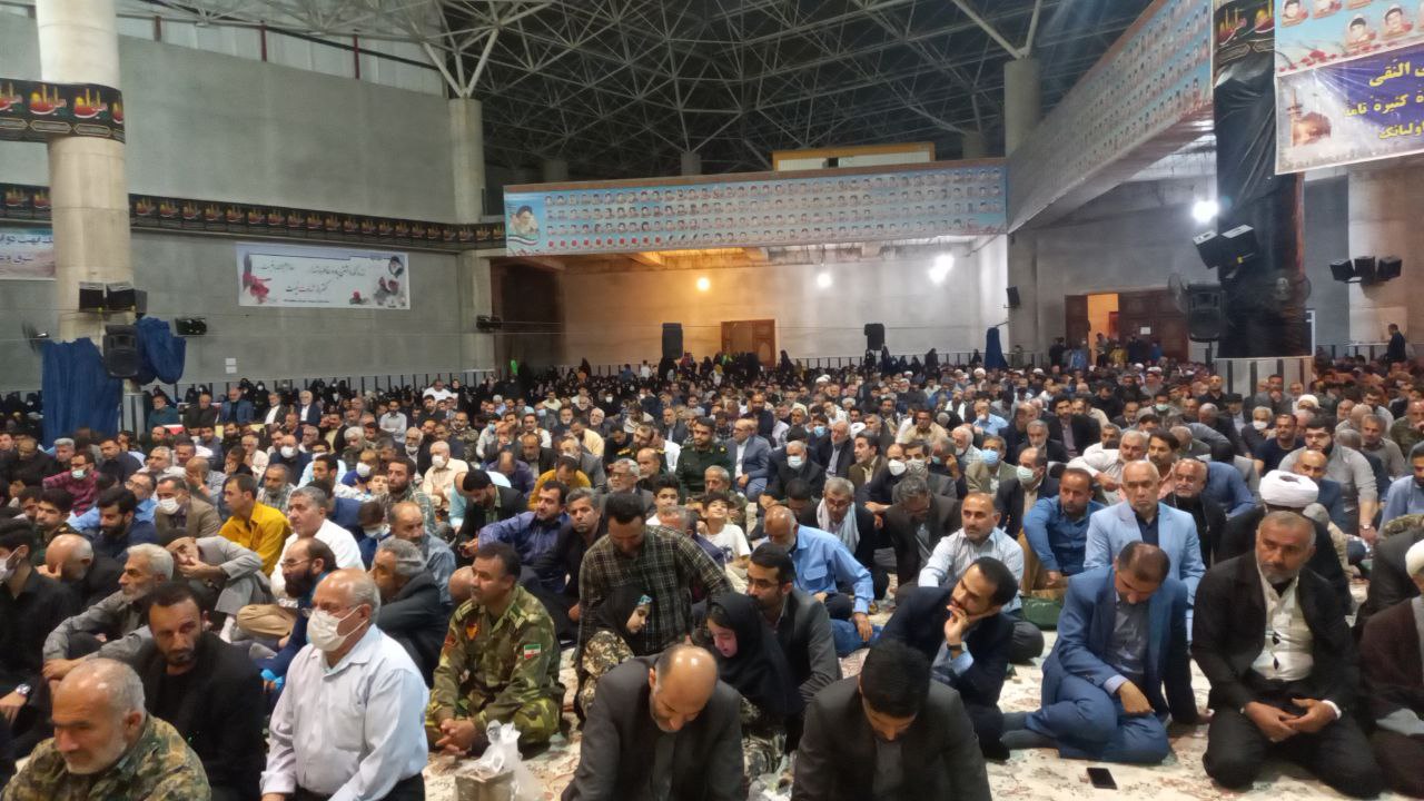 وداع مردم محمود آباد با شهید گمنام