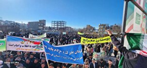 حضور مردم شهرستانهای استان کرمانشاه در جشن انقلاب