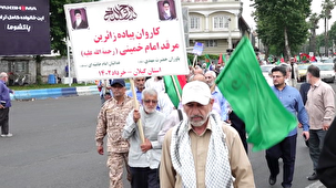 اعزام کاروان پیاده زائران گیلانی مرقد امام راحل