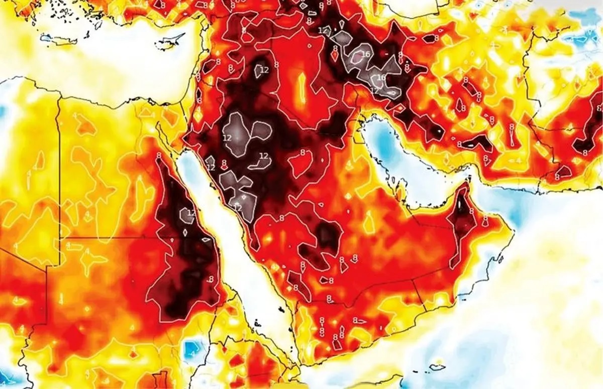 ایران در فهرست گرم‌ترین شهر‌های جهان در مردادماه