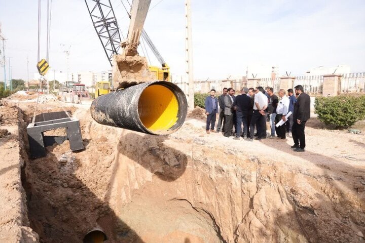 اجرای خط تکمیلی ایستگاه پمپاژ با هدف اجرای پروژه فاضلاب اهواز اجرای خط تکمیلی ایستگاه پمپاژ با هدف اجرای پروژه فاضلاب اهواز