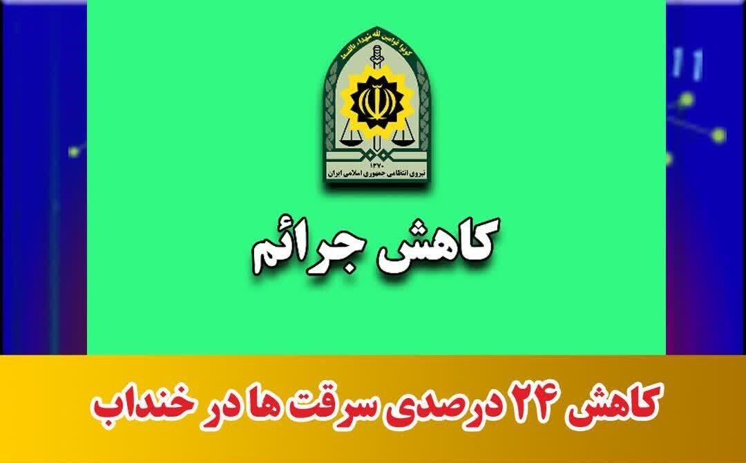 کاهش ۲۴ درصدی سرقت‌ها در خنداب