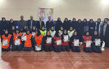 اختتامیه مسابقات ورزشی بین مدارس گیلان در بندر کیاشهر