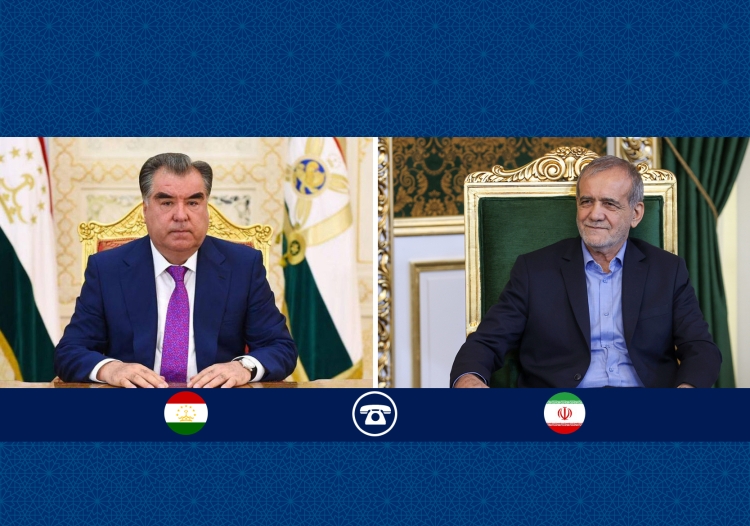 روسای جمهور ایران و تاجیکستان بر تحکیم و توسعه همکاری‌ها تاکید کردند