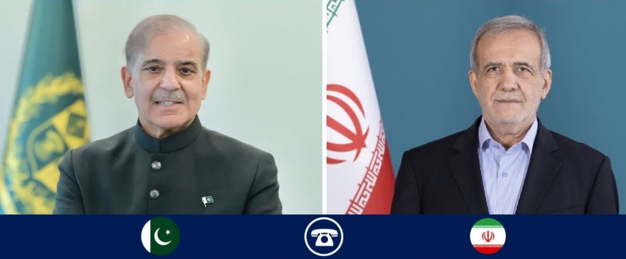 دعوت شهباز شریف از پزشکیان برای سفر به پاکستان