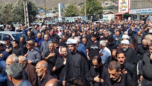 وداع با شکوه مردم شهرستان رودبار با شهید وطن