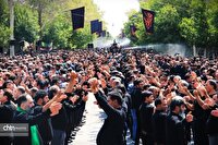 اجتماع بزرگ عزاداران ابرکوه، در روز هشتم ماه محرم