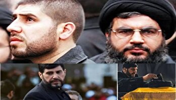 تشییع پیکر محافظ شهید سیدحسن نصرالله در لبنان