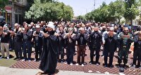 اقامه نماز ظهر عاشورا در لرستان