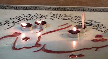 همدردی عزاداران کیش با زینب کبری در شام غریبان حسینی