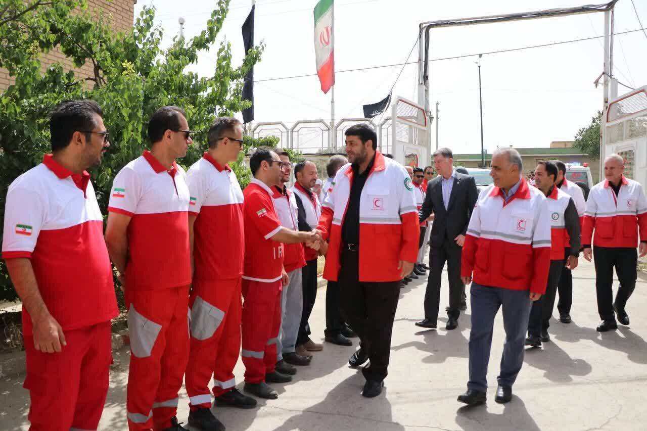 امدادگران هلال احمر در جنگ ۱۲ روزه خوش درخشیدند