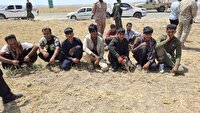 دستگیری ۱۳ نفر افغان بعلت ورود غیرقانونی در صالح آباد