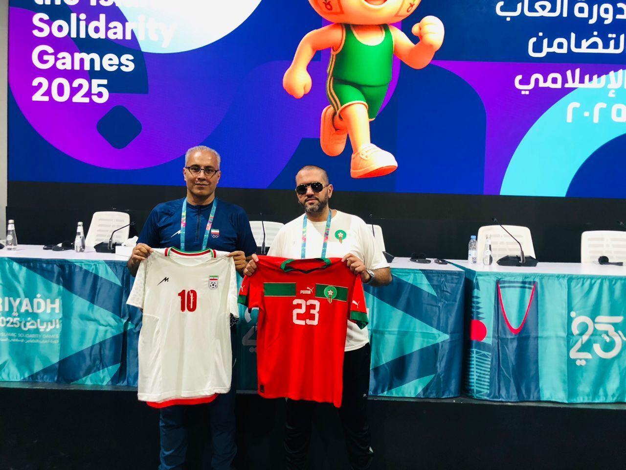 مشخص شدن رنگ پیراهن تیم ملی فوتسال ایران برای دیدار با مغرب مشخص شدن رنگ پیراهن تیم ملی فوتسال ایران برای دیدار با مغرب