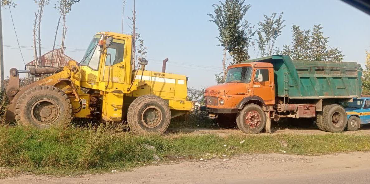 ممانعت پلیس از برداشت غیرمجاز شن و ماسه در شهرستان رشت