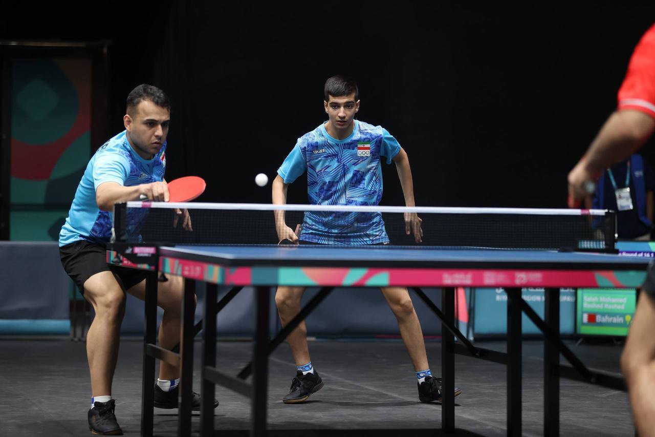 پیروزی فرجی و هدایی مقابل گویان و قطعی شدن مدال دونفره مردان