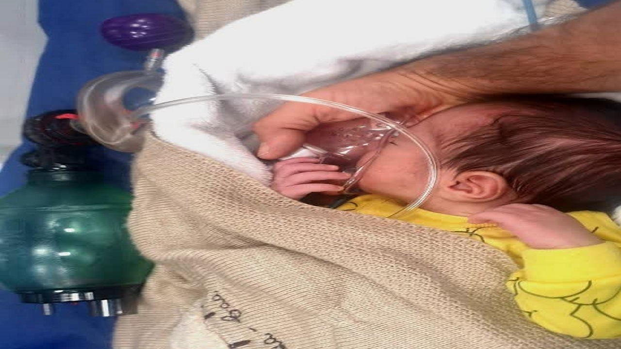 نجات جان نوزاد ۱۵ روزه در شهر صوفیان