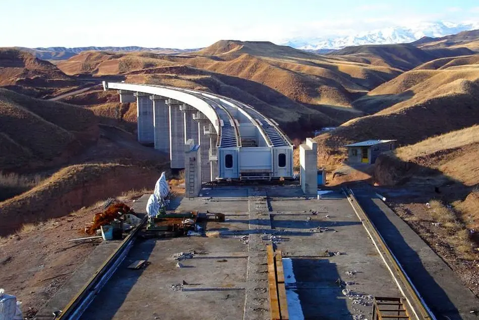 خط آهن اردبیل میانه به بهره برداری می رسد