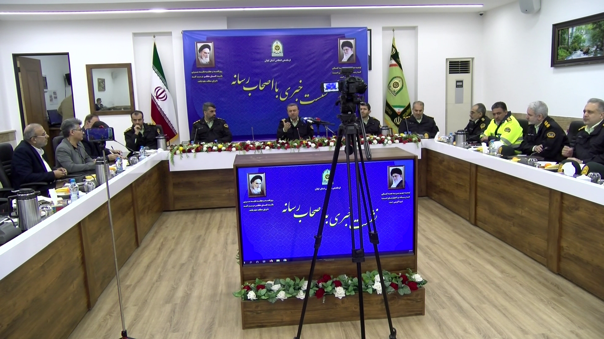 قدردانی فرمانده انتظامی گیلان از نقش مؤثر اصحاب رسانه در ارتقاء امنیت استان