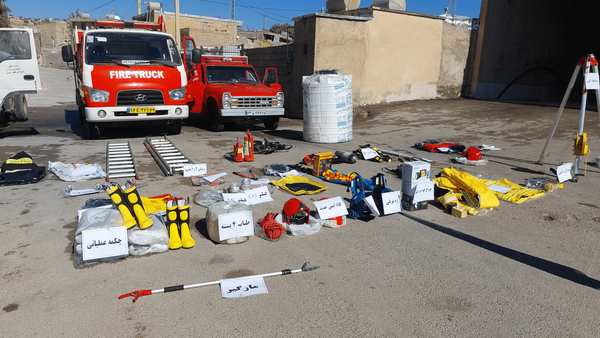 تجهیز آتش نشانی قلعه رئیسی