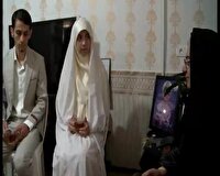 پیوند آسمانی زوج بجنورد‌ی زیر سایه شهدا