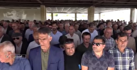 مراسم تشییع پدر شهید امدادی زاده در دوگنبدان
