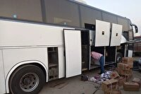 اتوبوس حامل قاچاق کالا توقیف شد