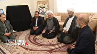 دیدار امام جمعه ایلام با خانواده شهدای جنگ رمضان / تقدیر از فعالان رسانه‌ای مساجد
