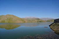  سدآناهیتای کنگاور در آستانه سرریز شدن