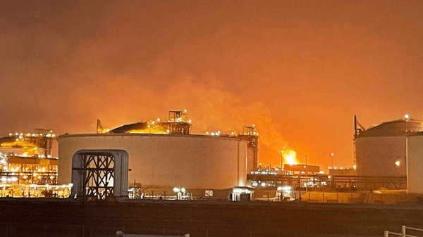 انفجار راس لفان قطر زخمی داشت انفجار راس لفان قطر زخمی داشت