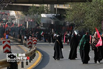مراسم تشییع پیکر آقای شهید ایران در تهران _ ۴