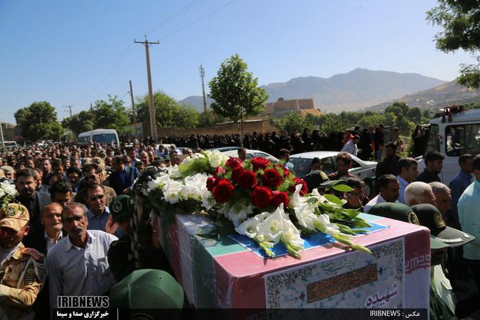 تشیع پیکر دو بانوی لرستانی در حادثه تروریستی تهران