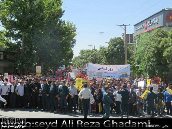 تصاویر راهپیمایی روز قدس در کوهدشت لرستان