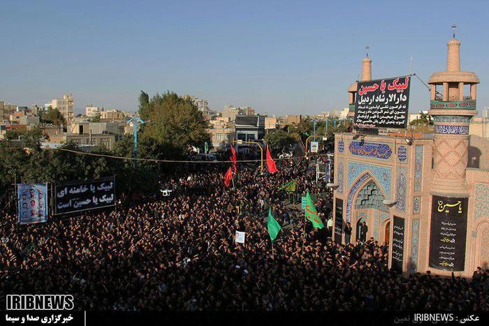 جلوه هایی از شور حسینی مردم اردبیل