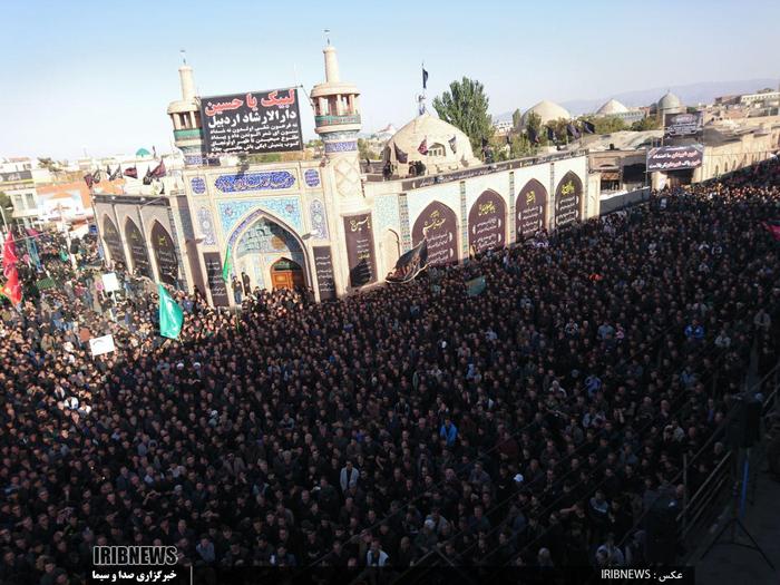 جلوه هایی از شور حسینی مردم اردبیل
